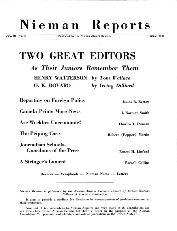 Two Great Editors