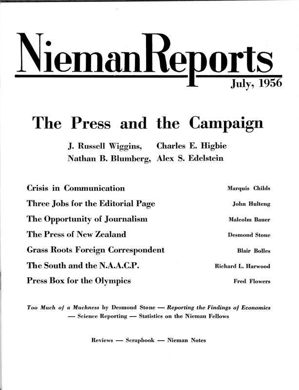 The Press and the Campaign