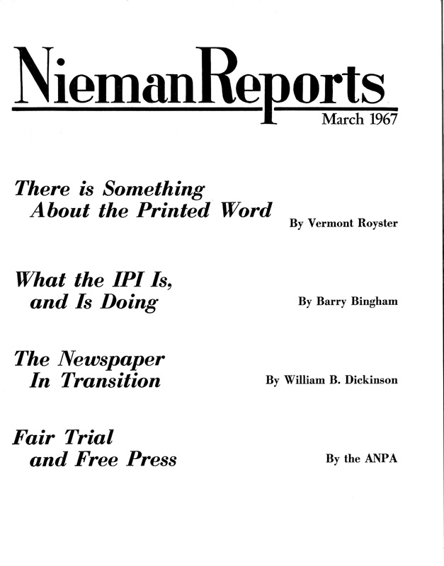 There is Something About the Printed Word