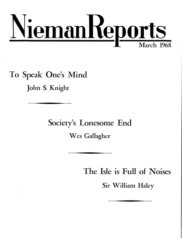 To Speak One's Mind