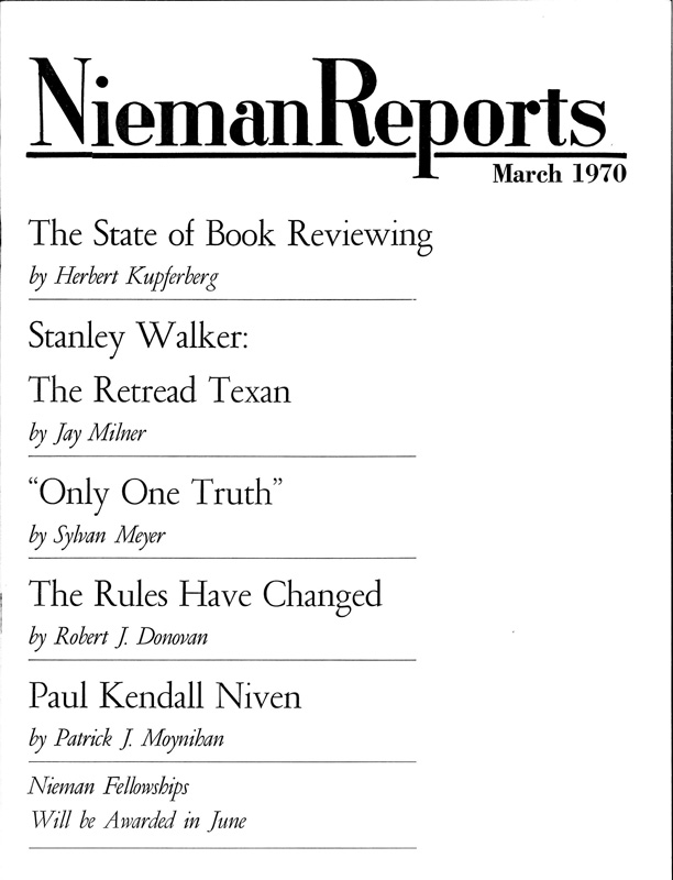 The State of Book Reviewing