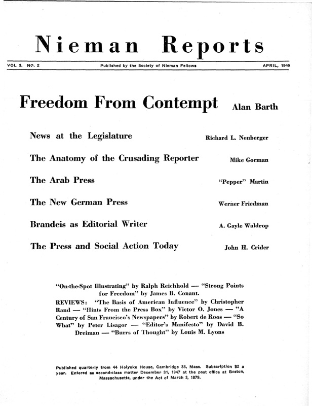 Freedom from Contempt
