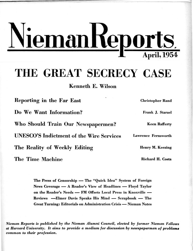 The Great Secrecy Case