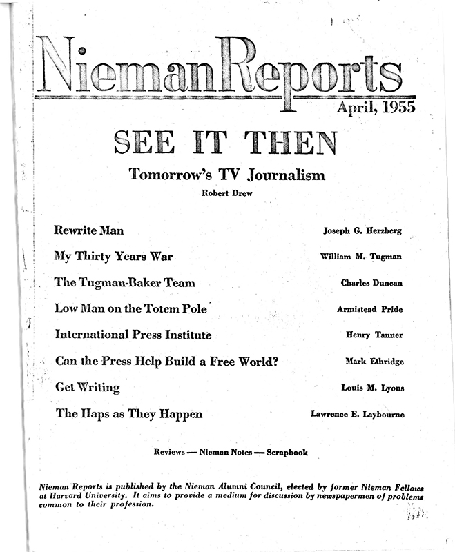 See It Then: Tomorrow's TV Journalism