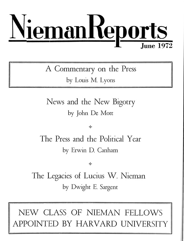 A Commentary on the Press
