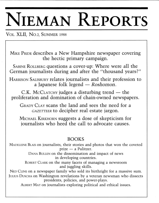 The Saga of a Small Town Newspaper Covering a Big Time Campaign