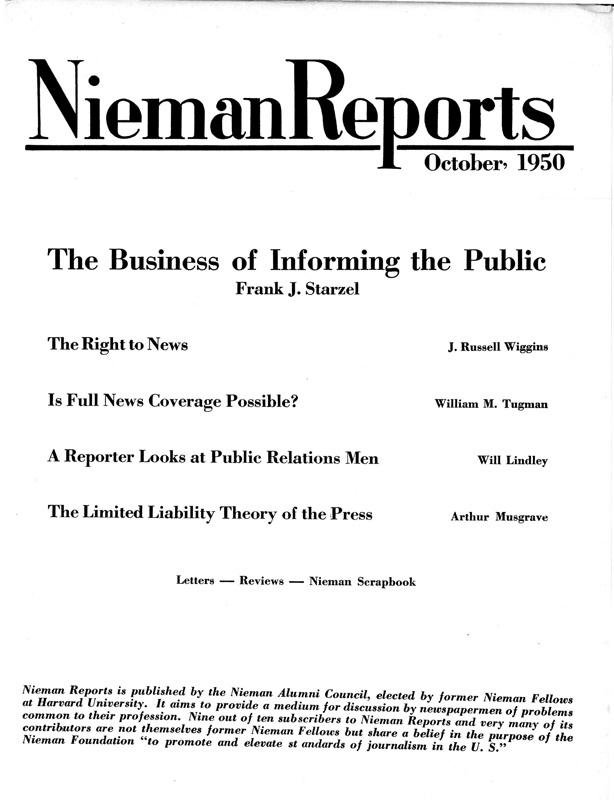 The Business of Informing the Public