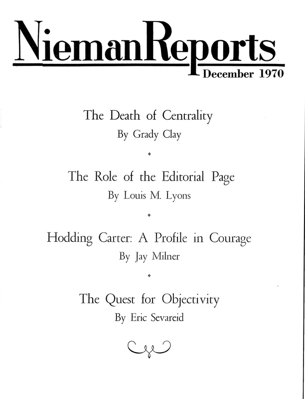 The Death of Centrality