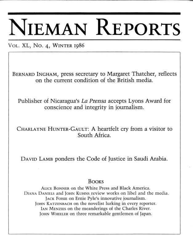 The Temper of the British Press