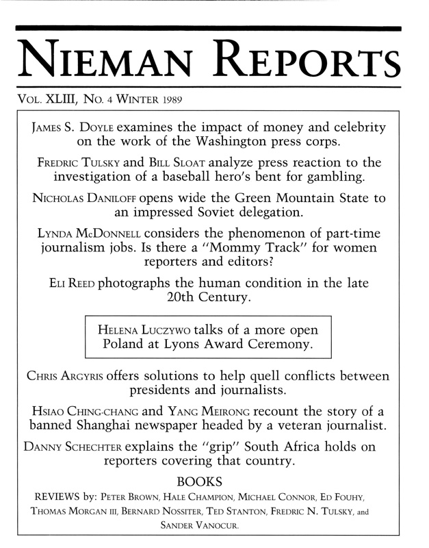 Has Money Corrupted Washington Journalism?