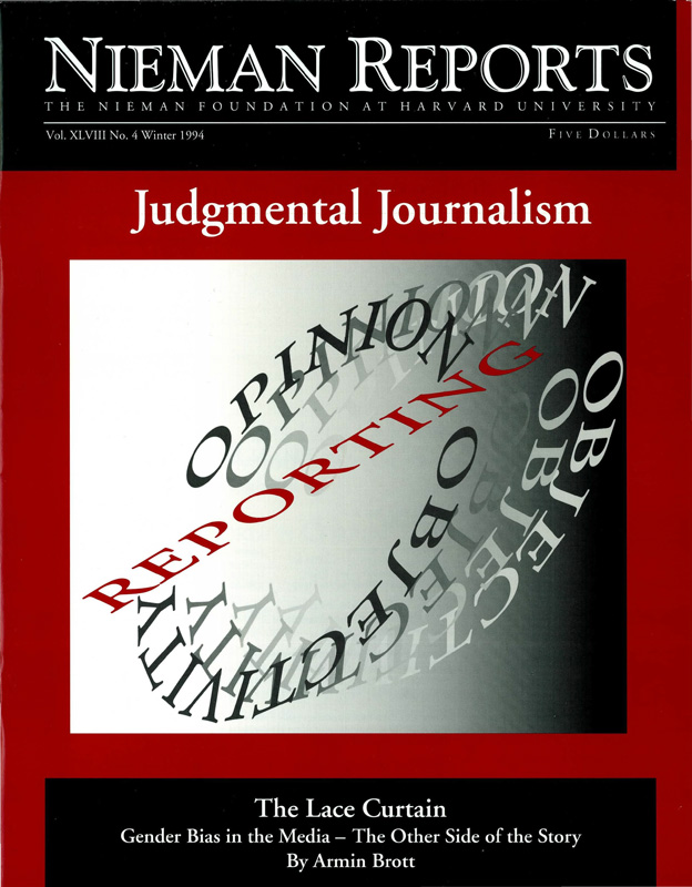 Judgmental Journalism