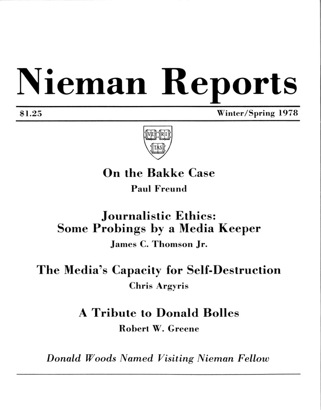 On the Bakke Case